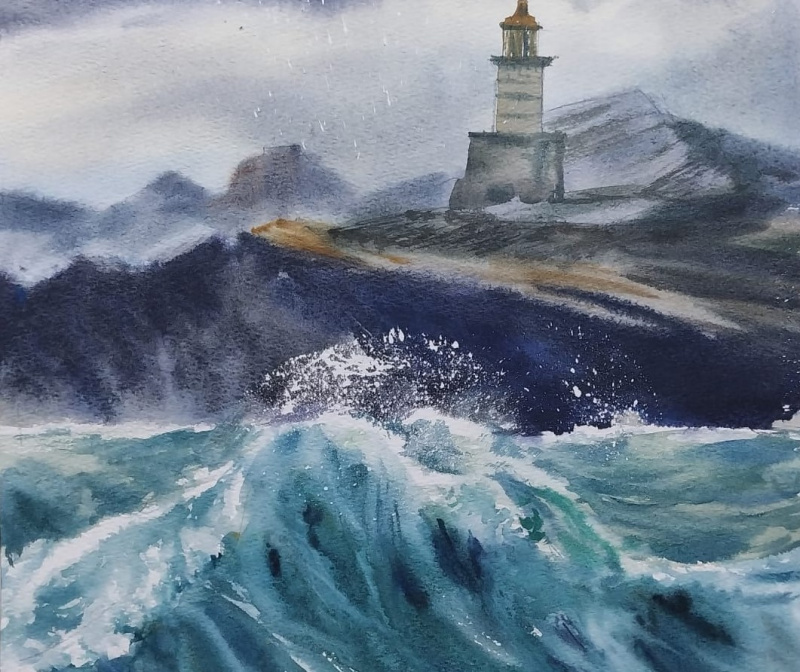 Мастер-класс «Разгулялась морская стихия»