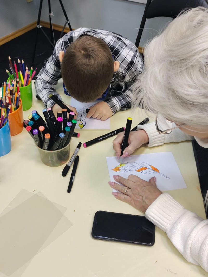 Мастер-класс «За пером Жар-птицы»