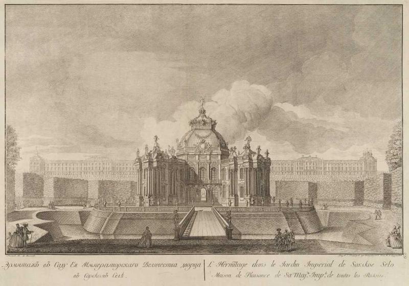 Петербург и его окрестности в середине XVIII века